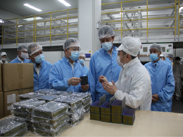 市委書記靳國衛(wèi)、市委副書記、代市長王心宇到我司調(diào)研工作