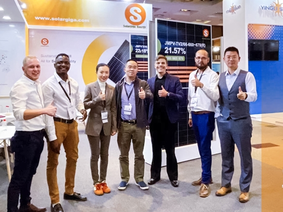展會速遞 | 走進(jìn)“彩虹之國”！陽光能源高能亮相南非國際太陽能展